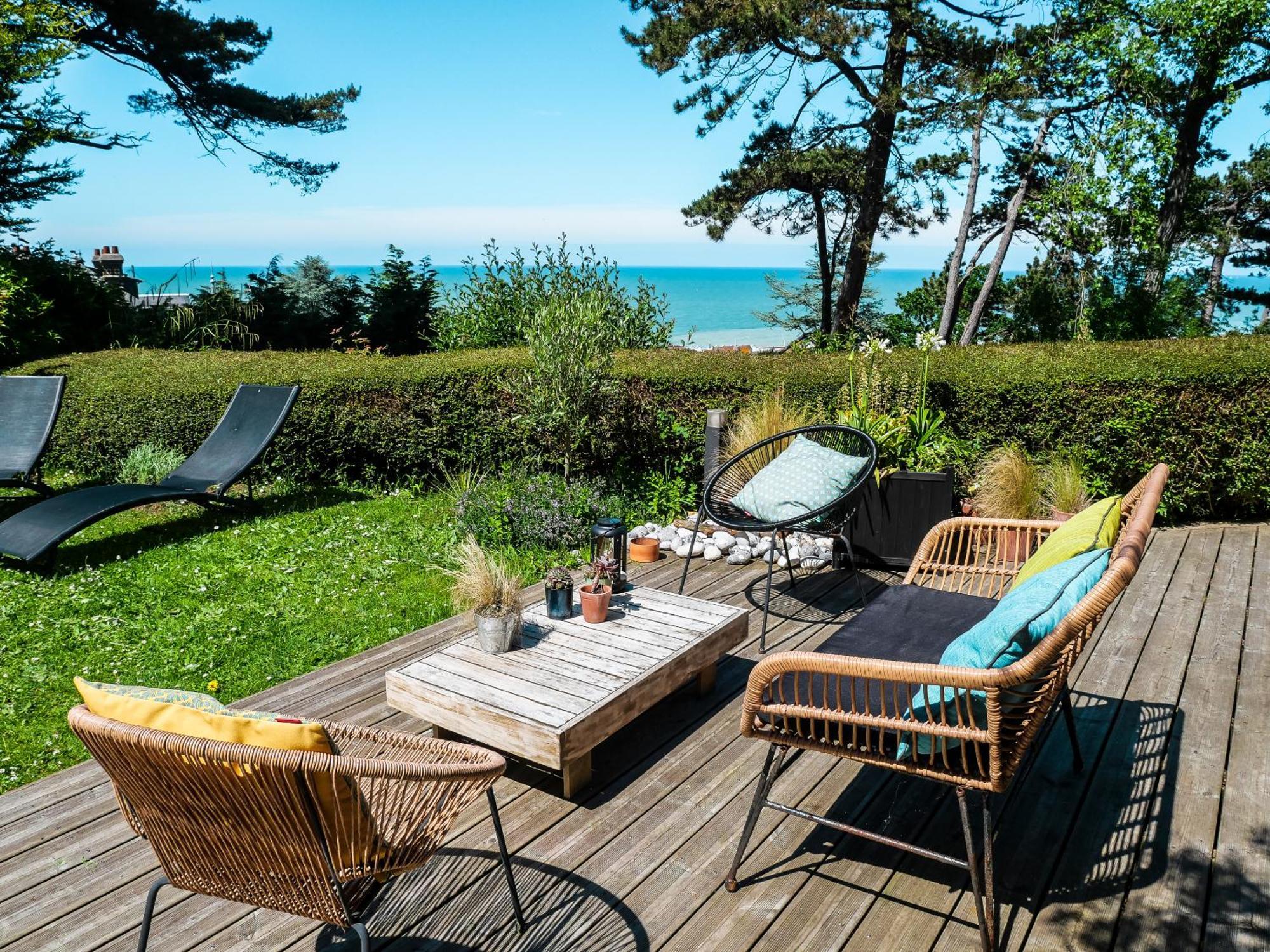 Le Carre Vue Mer Pourville-sur-Mer Luaran gambar